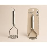 PALU GASTRO Paslanmaz &Ccedil;elik Patates Ezici, 24.5 cm, Metal Sebze Ezme Aparatı