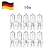 Produktbild GiXa Technology SET von 10x G9 Halogen Lampen mit Leistung 25W / 40W / 60W 230V Hochvolt Halogen Halopin Stiftsockel Lampe Leuchtmittel (10x 40W, G9 Sockel)