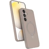 CONSTRAIN - Samsung Galaxy A55 ile uyumlu Kılıf Magsafe ile uyumlu Halkalı Extra Standlı i&ccedil;i Kadife Yumuşak Renkli Silikon Ka