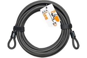 Axa 2231070100 kabel z pętlą, czarny, 1000 x 4 x 4 cm