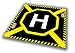 Produktbild Droneport - Helicopter Edition - Drohnen/Helikopter Landeplatz/Landeplattform - mobiler Landeplatz/Landing Platform/Dronepad/Helipad/Heliport/Pad für Drohnen, Helikopter & Quadrocopter (Large, Schwarz/Gelb)