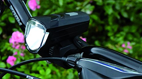 Büchel Batterieleuchtenset 30LUX LED Aspen Li ion Akku USB Kabel STVZO Zugelassen, Schwarz, 51125468 - 2