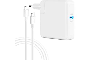 BTBSZ MacBook Pro Air Ladegerät 96W USB C Schnell Ladekabel Blockieren Netzteil Charger für MacBook Pro Air 13 14 15 16 Zoll 2024 2023 2022 2021 2020 M1 M2 M3 M4 Laptop, iPad, Einbeziehen Typ C Kabel