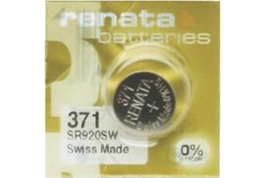 BEST PRICE SQUARE Pile Montre Renata MP-E 371 SR920SW, 60% Plus puissante, 1 Pile