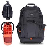 ✅ Die Atmungsaktive Polsterung auf der Rückseite, sowie der Beckengurt mit Reißverschlusstasche bieten einen sehr guten Tragekomfort. Die gummierte Unterseite mit den Standfüßen lässt sich gut reinigen und verhilft dem Rucksack zu einen stabilen Stand