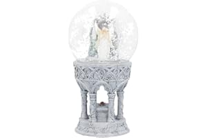 Nemesis Now Love Remains Anne Stokes - Globo de Nieve, 18,5 cm, Resina, Vidrio, Agua, Color Marfil