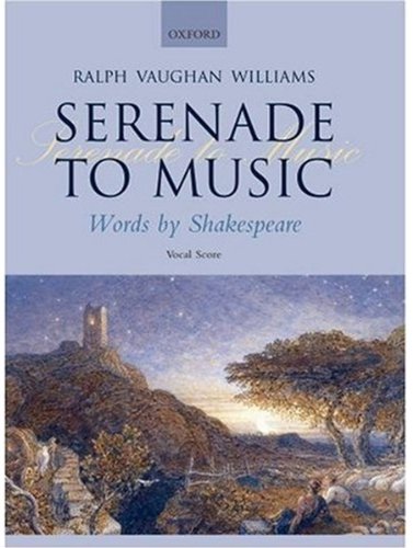 Serenade to Music: Vocal score