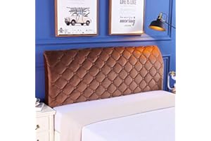 UYEOCO Copritestiera Letto Matrimoniale/Singolo Copri-Testiera del Letto in Protettore Moderno Elasticizzato Copertura Antipolvere Elastico Fodera per Testiera Decorazione (Color : C, Size : 180cm)