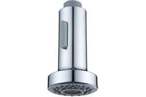 Heable Replacement Kitchen Tap Pull Out Spray Shower Head 2 Function Universal G 1/2-inch Chrome Finish
