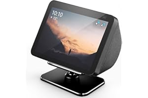YEZRO ECH0 SH0W 8 Stand - Metal Adjustable Stand for ECH0 SH0W 8(1st Gen&2nd Gen) - Aluminum Tilt + 360 Degree Swivel Magnetic Table Holder Compatible with SH0W 5 (Black) (SH0W & SH0W 5)