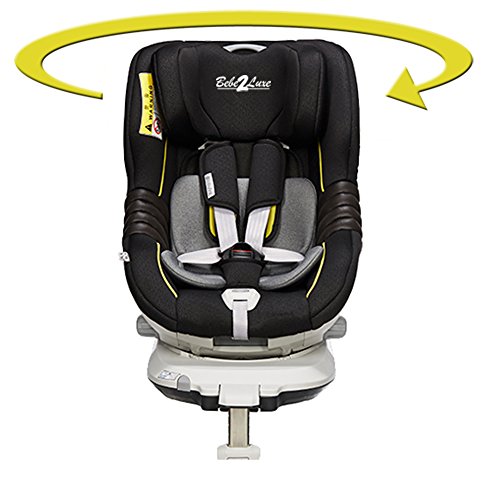 Siège auto pivotant "the ONE" 360° GOLD/BLACK EDITION Groupe 0+/1, ISOFIX