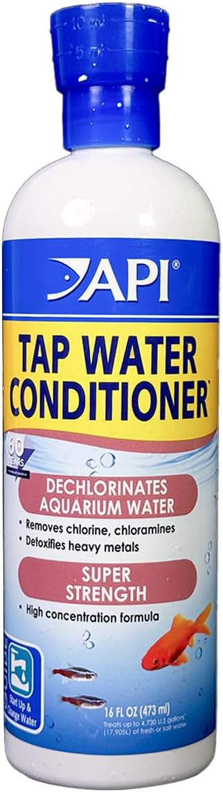 API TAP WATER CONDITIONER Aquarium Water Conditioner Bottle,White, 473 ml
