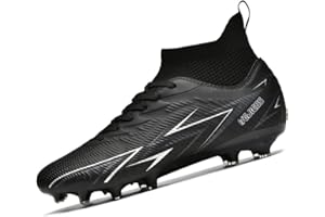 WEJIESS WEJESS Chaussures de Football, Homme Professionnel Chaussures de Futsal,Confort Suprême avec Tissu Respirant, Design Moderne pour Propulser Votre Vitesse sur Terrain Vert