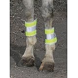 ELDORADO Reflektor-Gamaschen in neongelb, 4 Stück