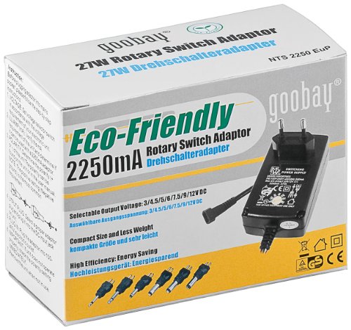 Stecker-Netzgerät 3-12 V=, max 2250 mA, 27 W, Schaltnetzteil - 2