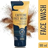 Limpiadores y tóner Beardhood Caffeine - Limpiador facial con extractor de granos de café, aceite de jojoba, polvo de coco para tartas y aceite para árbol de té (sulfato y sin parabenos), 100 ml