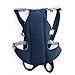SODIAL(R) Adjustable Infant Baby Carrier Newborn Kid Sling Wrap Rider Backpack Blue