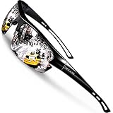 SIPLION Hombre Gafas De Sol Polarizado Deportes para Ciclismo Pesca Golf TR90 Superlight Marco