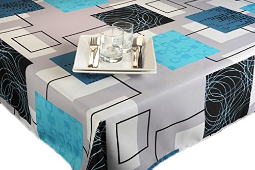 CIRAD Manteles Sky Blue Muebles Jardin Estampados Antimanchas Colores Primaverales Decoracion Hogar (200 x 150 cm)