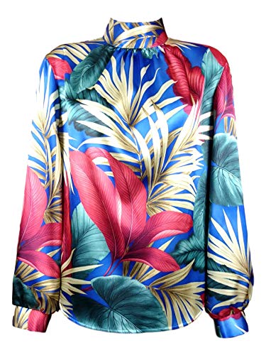Preisvergleich Produktbild FASHION-KEM Damen Bluse, Mehrfarbig, 48