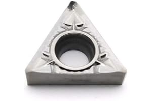 Maifix 10 piezas TCGT090202-AL ZK01 Torno CNC de aluminio de cobre Portaherramientas de torneado Puntas de herramientas aburridas Placas de carburo de cemento sólido de tungsteno reemplazable