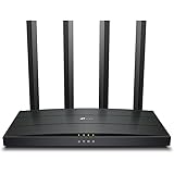 TP-Link Archer AX18 AX1500Mbps Router WiFi 6 Dual-Band, 4 Porta Gigabit, 1201Mbps su 5 GHz e 300Mbps su 2,4 GHz, 4 Antenne Ad
