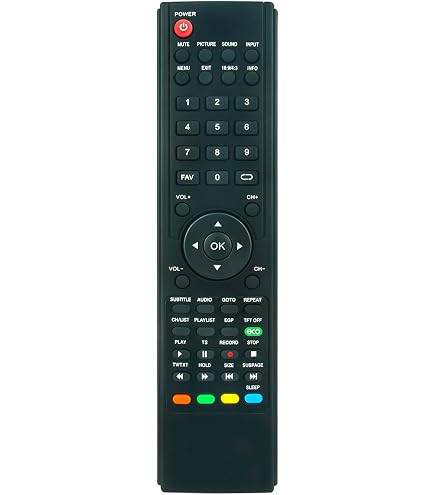 Telecomando Sostitutivo Per NORDMENDE ND39N2400T, Infrarossi, Preprogrammato, Pronto All'uso Con 2 Batterie AAA (non Incluse)