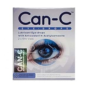 Can-C (N.A.C.) Eye Drops, Lubricant eyedrops with antioxidant n ...