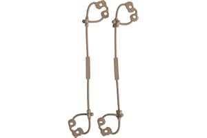 MEANUS Cup Catcher Lot de 2 Sangles de Maintien pour Poussette, Chaise Haute, siège Auto, en Silicone de qualité Alimentaire, 100% sans BPA (Sand x 2)