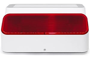 Avidsen 100728 Skyda-Sirena Solar para Exteriores, Blanco