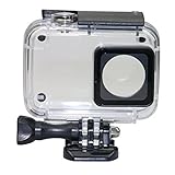 Con la carcasa impermeable puedes utilizar perfectamente la Yi 4K/4K+/Yi Lite/Yi Discovery hasta a 40m por debajo del nivel del mar. Ideal para buceo, surf, hacer snorkel, wakeboard y otras actividades deportivas acuáticas.