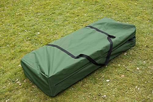 Falt Pavillon 3x9m grün Faltpavillon Seitenteile wasserdichtes Dach - 7