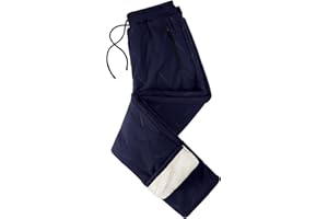 TOMEEK Mens Joggers Fleece Lined Trousers Men Sweatpants Warm Jogging Bottoms Casual Pants with Pockets Drawstring Work Joggers for Sports Outdoor Running Tracksuit