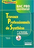 Image de Bac Pro Tranversal : Travaux professionnels de synthèse, Bac pro Secrétariat, 1ère et terminale professionnelles (Manuel, 1 livre + 1 CD-Rom)