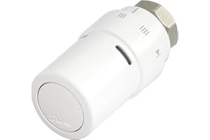 Danfoss 013G6080 Rax-K White Design Termostat do Grzejnika, Biały