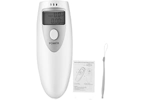 Gofemial Ethylotest Electronique, Ethylotest Electronique Homologué NF Ethylometre Alcootest Ethylometre Portable Acohol Tester pour la Maison et Les fêtes