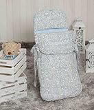 Recomendado lavar a mano Babyline Caramelo - Saco de 3 usos para capazo y silla, color azul