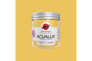 Titanlux Acualux pintura acrílica multiadherente Satinado Amarillo Plátano 75 ml