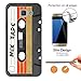 Produktbild 001082 - Cool Fun Mix Tape Cassette Player Retro Music Dance Hip Hop RnB Boom Box Design Samsung Galaxy A3 (2017)SM-A320F Fashion Trend Leichtgewicht Hülle Ultra Slim 0.3MM Kunststoff Kanten und Rückseite Protection Hülle - Clear