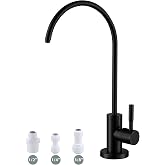 Bifordo Matte Black Drinking Water Faucet, Lead Free Water Filter Faucet, Easy to Install Reverse Osmosis Faucet for Kitchen