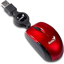 Souris Optique Mini USB Rétractable 60 Cm - Portable, Ergonomique, Pour Ordinateur Portable