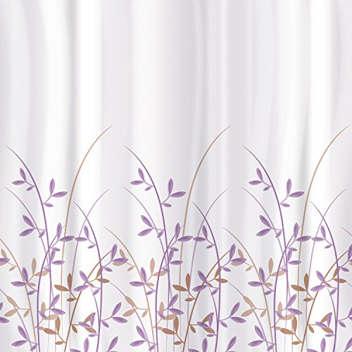 Tatkraft Immanuel Olive Duschvorhang 180X180 cm Wasserabweisendes Textil Polyester 12 Vorhangringe