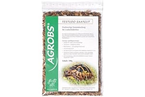 Agrobs PRE ALPIN Testudo Saatgut | 100g | Futterpflanzen und Kräuter für alle Landschildkröten | Samenmischung für eine gesunde und schmackhafte Zugabe zur täglichen Fütterung