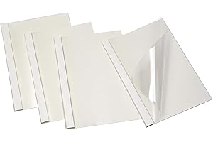 ‎RAYSON RAYSON Thermo-bindemappen, 2 mm, 15 Blatt, A4, Weiß Thermobindemappe, Packung mit 25 Stück