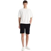 DeFacto%100 Pamuk Regular Fit Bermuda Şort E1231AX25SM