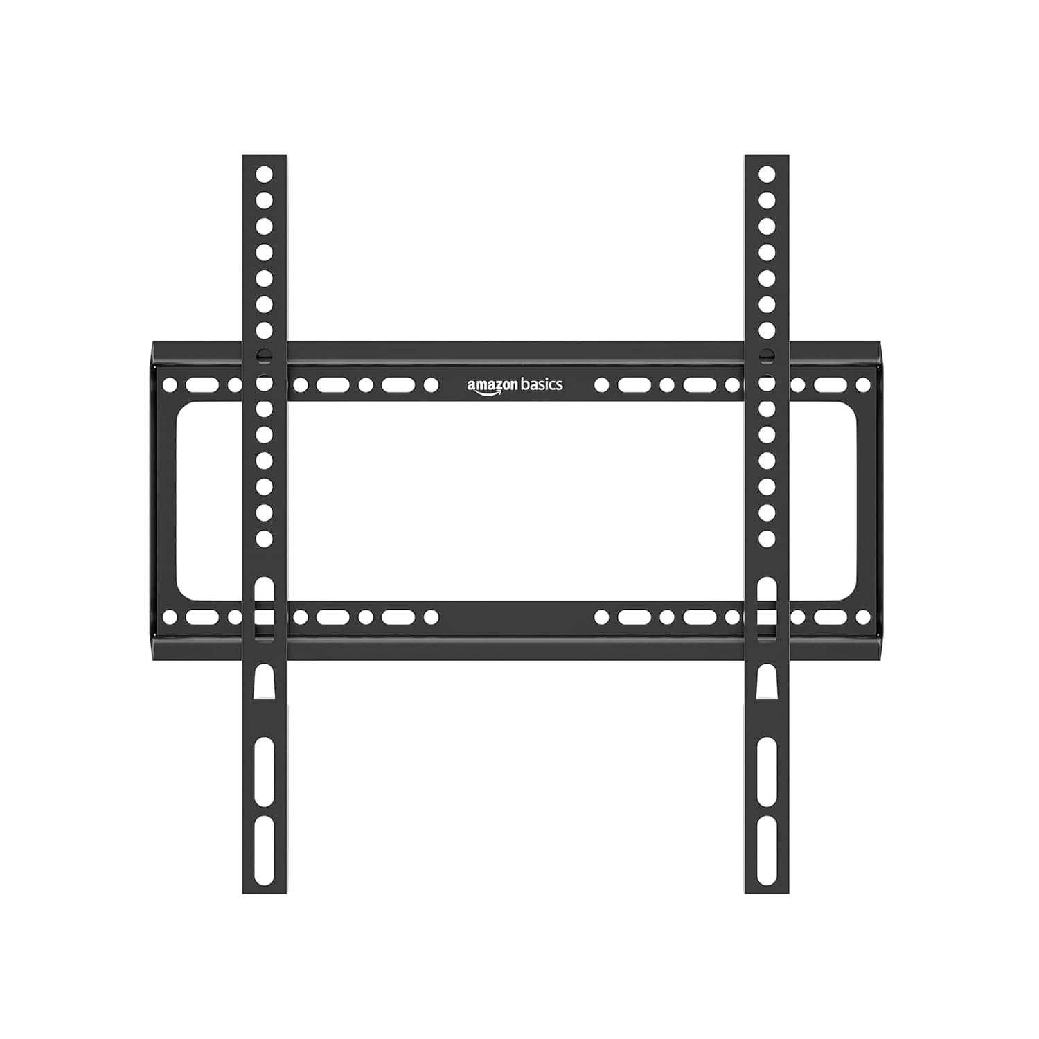 Amazon Basics Super Heavy Duty TV Wall Mount for 26 to 63 inch TVs | Universal Compatibility | Heavy Duty Steel Build | Sleek Fixed Positioning | Low Profile Design | Easy Installation (Black)