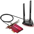 TP-LINK AX3000 Wi-Fi 6 Bluetooth 5.2 PCI Express Adapter with Two Antennas, Intel AX200, PCIe Network Interface Card for Desk