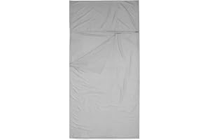 DUZEPA 2-i-1 stugsovsäck tunn komfort resa 75 x 210 cm ultralätt innersovsäck med kuddfack resesängkläder