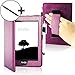 Produktbild Forefront Cases® Amazon Kindle Paperwhite (alle Modelle von 2012, 2013, 2015, 2016 und 2017) Smart Hülle Schutzhülle Tasche Smart Case Cover Stand mit Handschlaufe - Extra Robust mit Rundum-Geräteschutz und intelligente Auto Schlaf / Wach Funktion inkl. Eingabestift (VIOLETT)