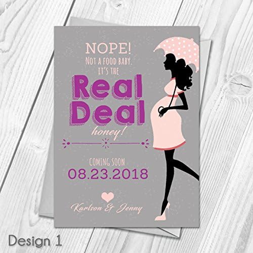 Personalised Pregnancy Announcement Cards | New Baby Announcement